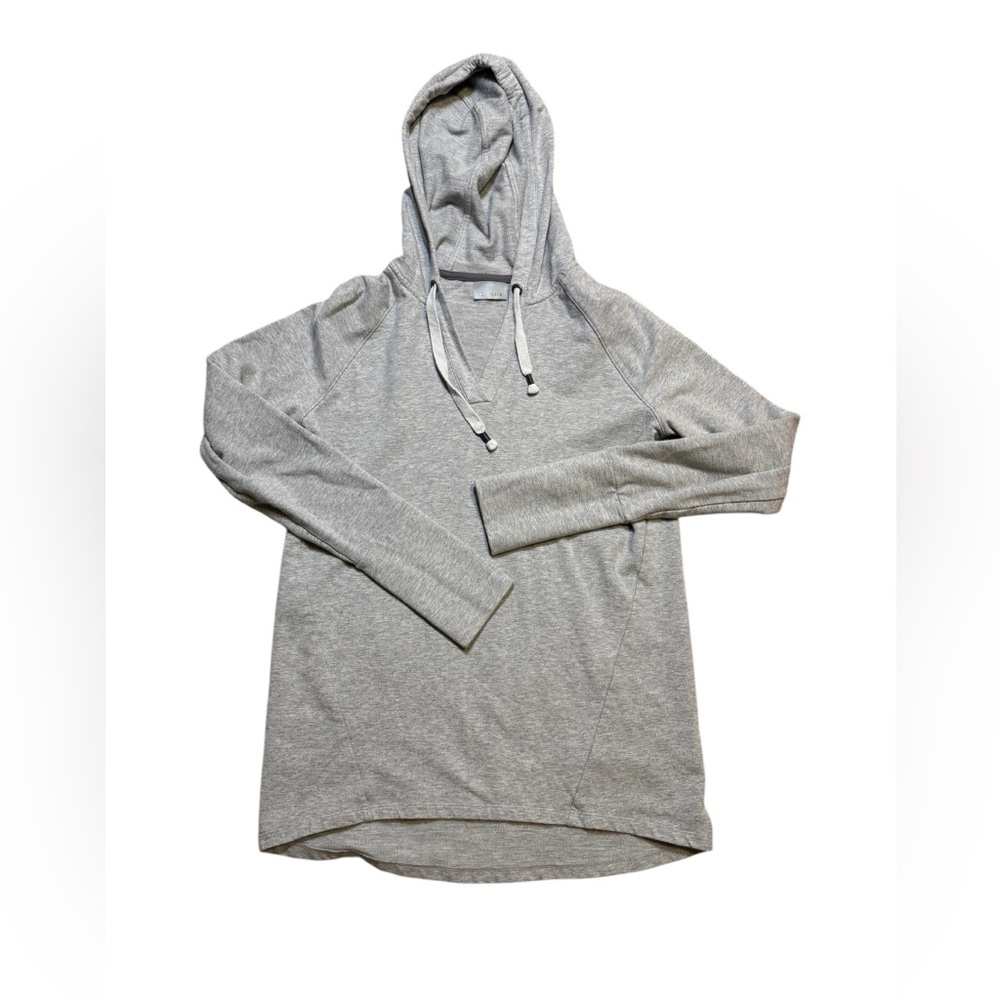 ⚡️Athleta Idylwild Hoodie ⚡️‎ Marled Gray Pullover Sweatshirt Small 🩶